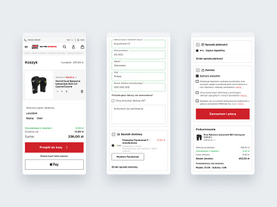 Simplified Order Process – Mobile UI Concept mobil mobileweb product design ui ux user experience