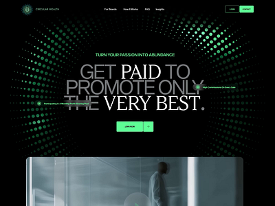 Circular Wealth animation b2b business digital fintech graphic design homepage illustration innovation landing page motion graphics ui ux web design website