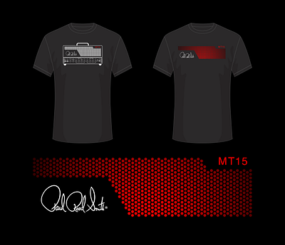 PRS MT15 T-Shirt Concepts amp amp head guitar amp mark tremonti prs t shirt design