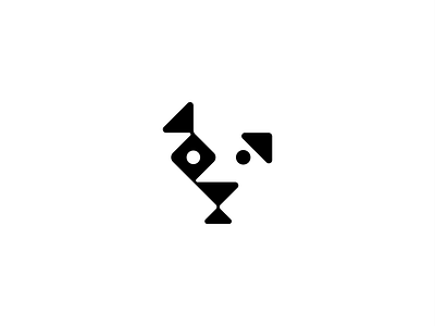 Geometrical dog logo animal b2b brand branding design dog elegant geometrical geometry graphic design logo logo design logo designer logodesign logotype modern pet saas tech web3
