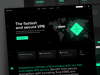 Cyber VPN Service Website, Mobile App cyber website design futuristic website marketing website design network security secure vpn security web social security vpn vpn app vpn app design vpn concept vpn design vpn marketing website vpn service vpn service design vpn service website vpn website vpn website design website